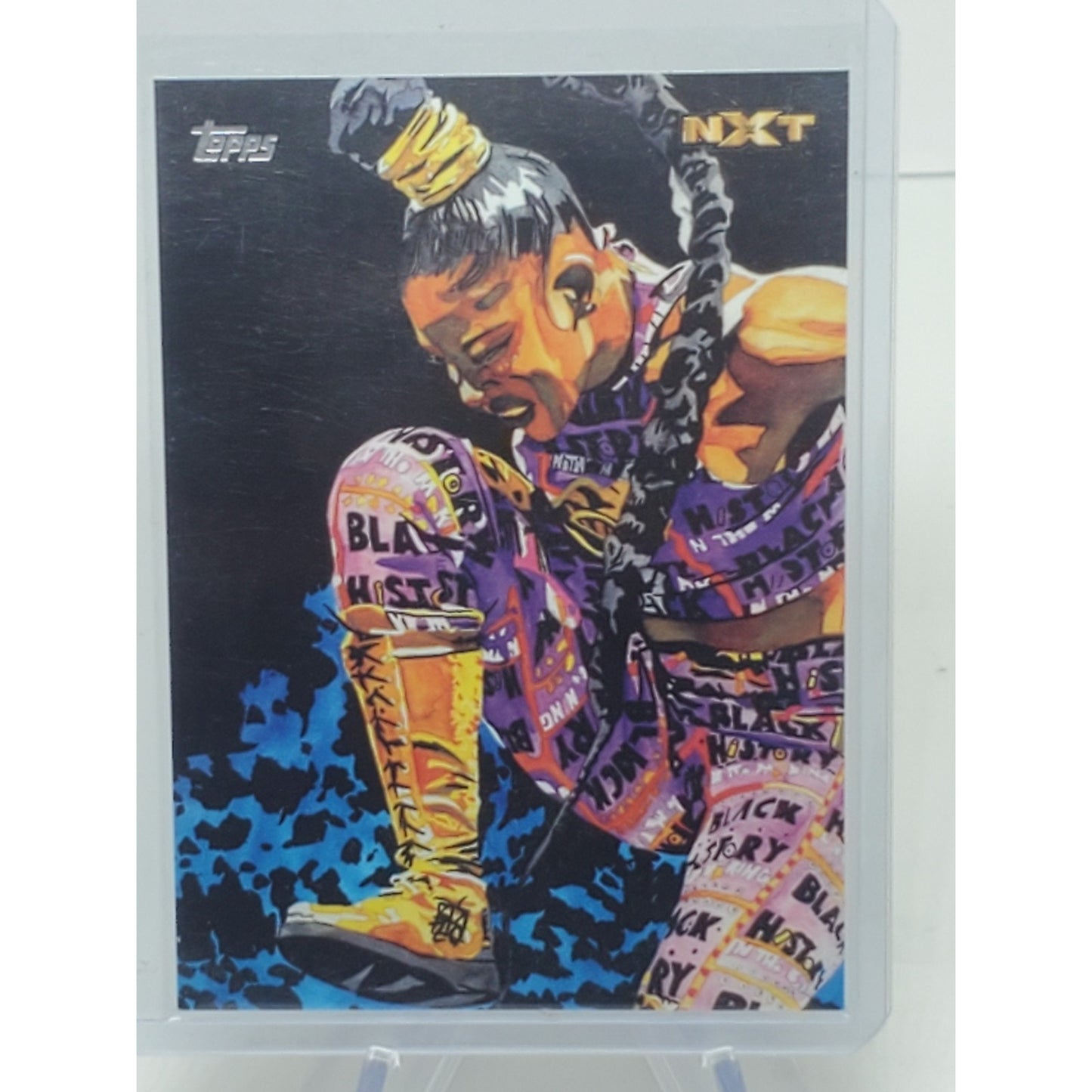 Bianca Belair 2020 Topps WWE Undisputed Schamberger Art #RS-4