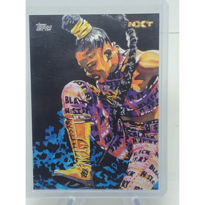 Bianca Belair 2020 Topps WWE Undisputed Schamberger Art #RS-4