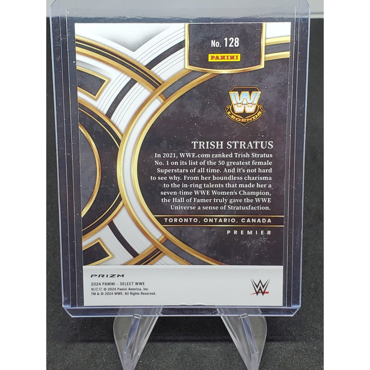 Trish Stratus 2024 Panini Select WWE Premier Level #128 Silver