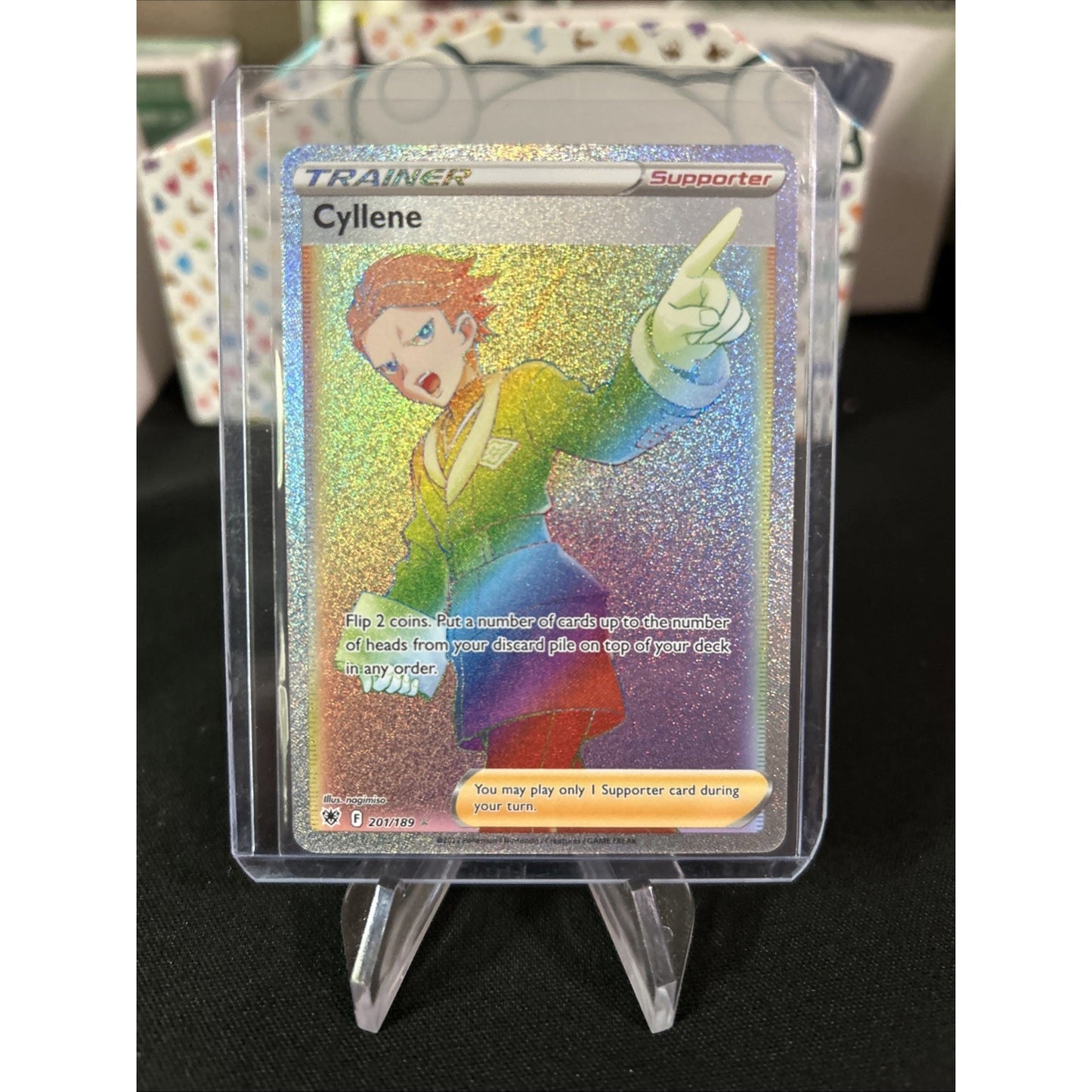 Pokémon TCG Cyllene Sword & Shield - Astral Radiance 201/189 Holo Secret Rare