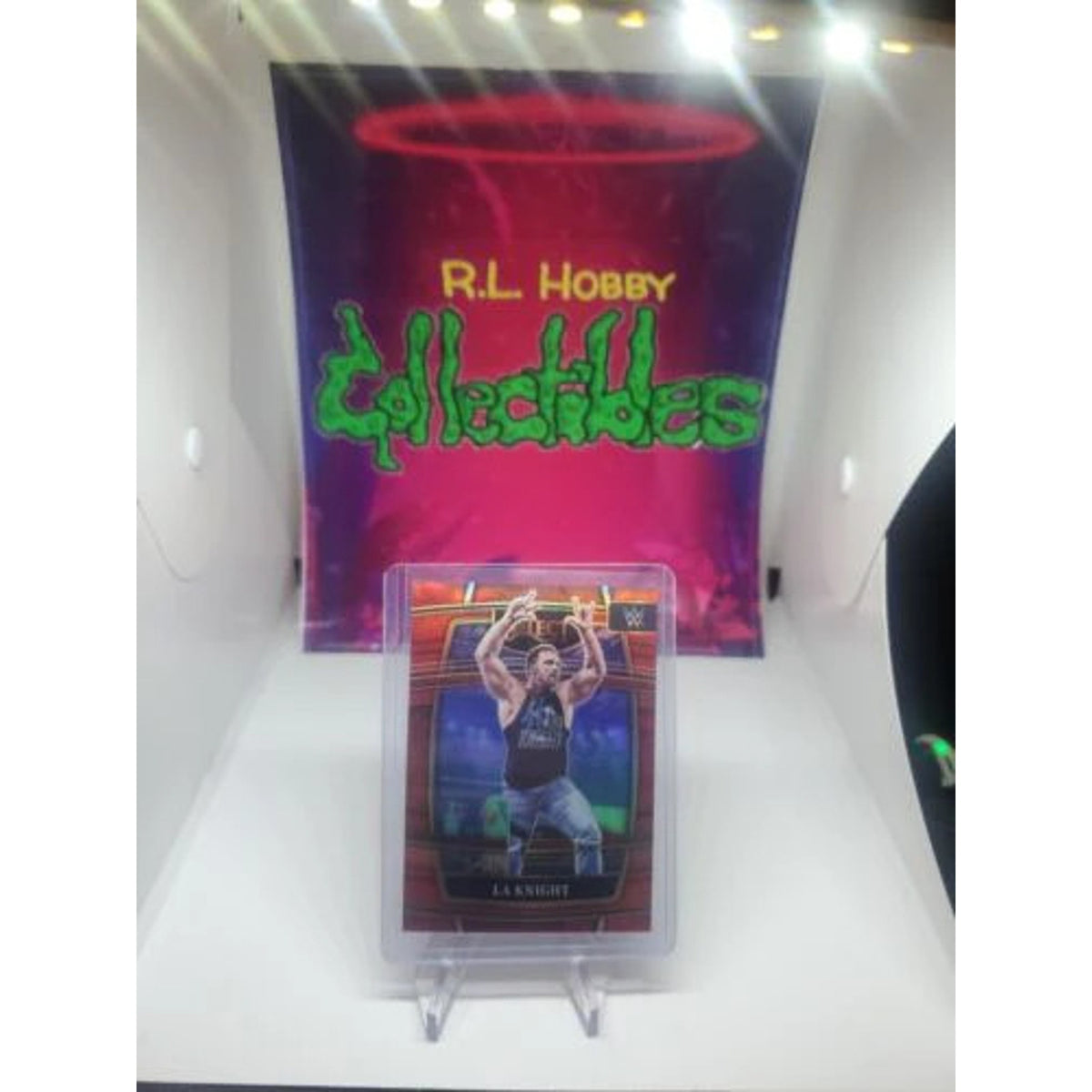 2022 PANINI Select WWE LA Knight Red /249 #1 CONCOURSE YEAH!