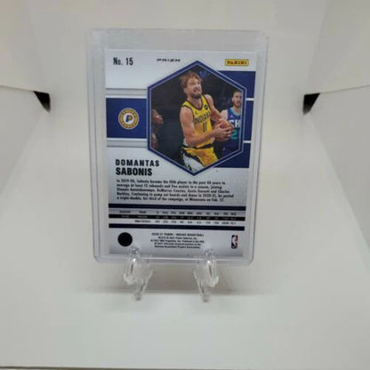 Silver Mosaic Prizm 2020-21 Panini Mosaic Domantas Sabonis #15 Pacers/Kings