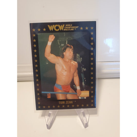 1991 Tom Zenk WCW Marketing Wrestling Card #9 NWA WWF WWE Classic Z-Man AWA