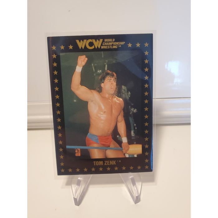 1991 Tom Zenk WCW Marketing Wrestling Card #9 NWA WWF WWE Classic Z-Man AWA