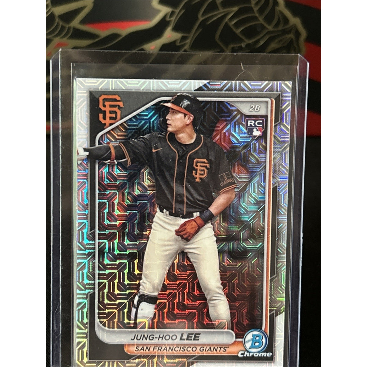 2024 Bowman - Chrome Mojo Refractor #69 Jung-Hoo Lee (RC) / Pack Fresh New