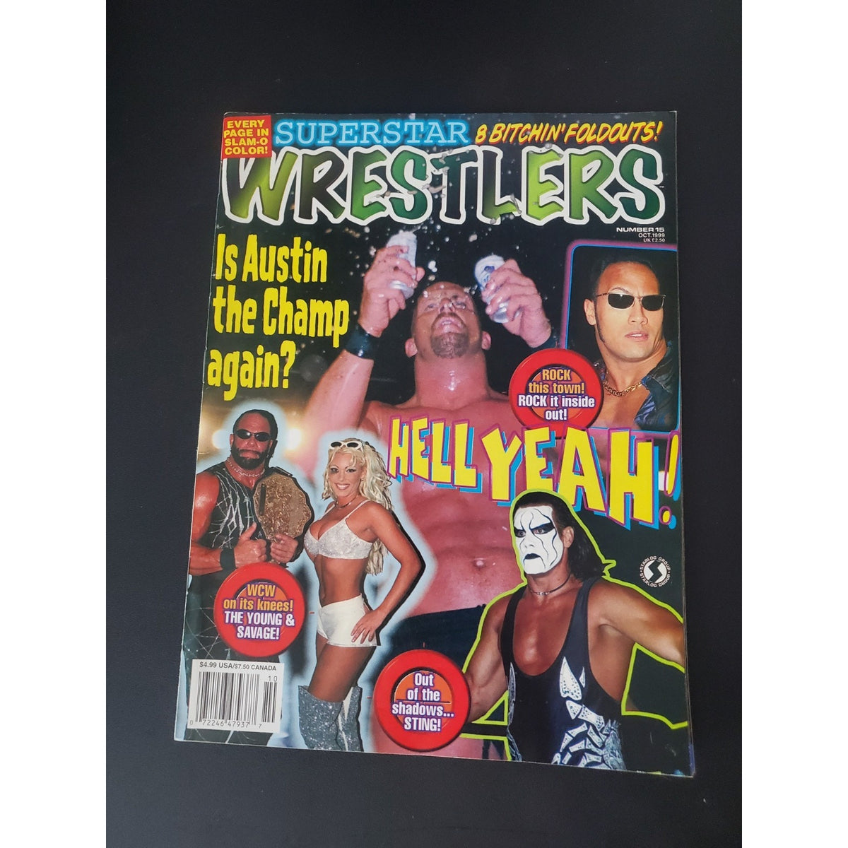Superstar Wrestlers October 1999 - 8 Bitchin' Foldouts!