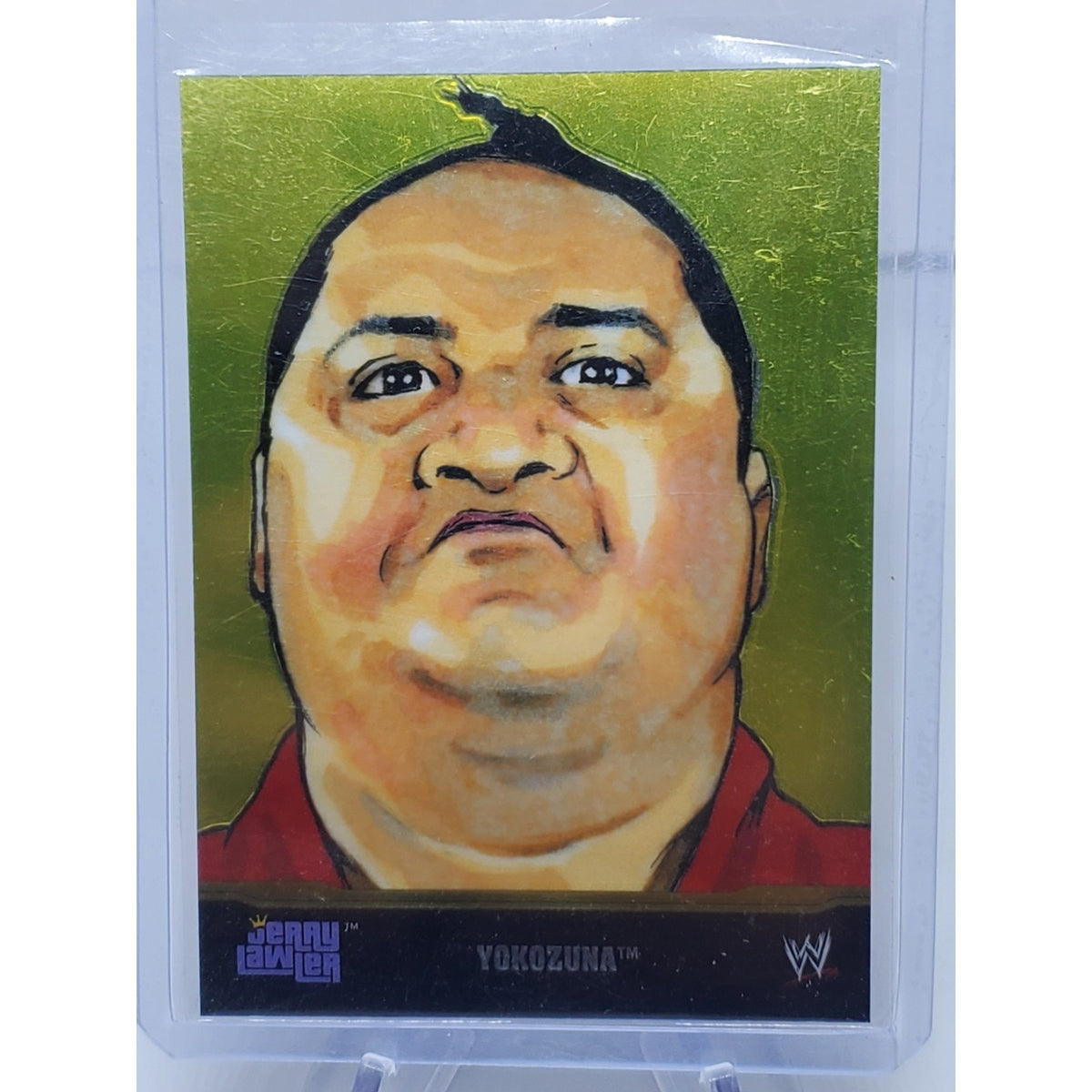 2014 Topps Chrome WWE Jerry Lawler Portraits 3 Out Of 10 Yokozuna
