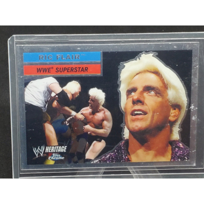 2006 Topps Chrome RIC FLAIR WWE Heritage Wrestling #25 Superstar!