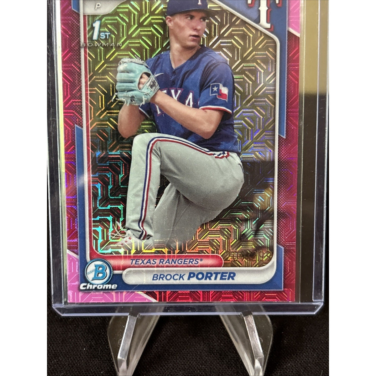2024 Bowman Mega Brock Porter /299 - Pink - Pack Fresh New