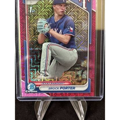 2024 Bowman Mega Brock Porter /299 - Pink - Pack Fresh New