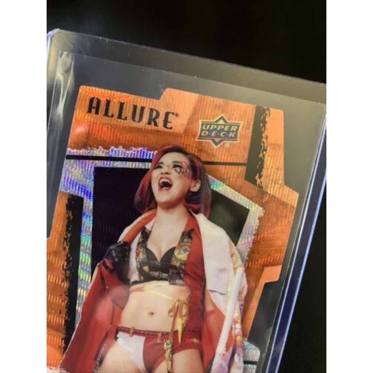 2022 Upper Deck Allure AEW Hikaru Shida Orange Slice Diecut #33 / Pack Fresh New