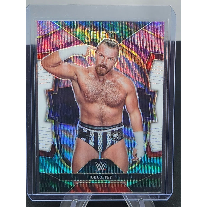 JOE COFFEY ( TRI COLOR PRIZM Card #25 ) 2023 WWE Panini Select