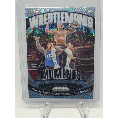 2024 Prizm WWE Undercard Cody Rhodes #40 Undercard Wrestlemania Moments