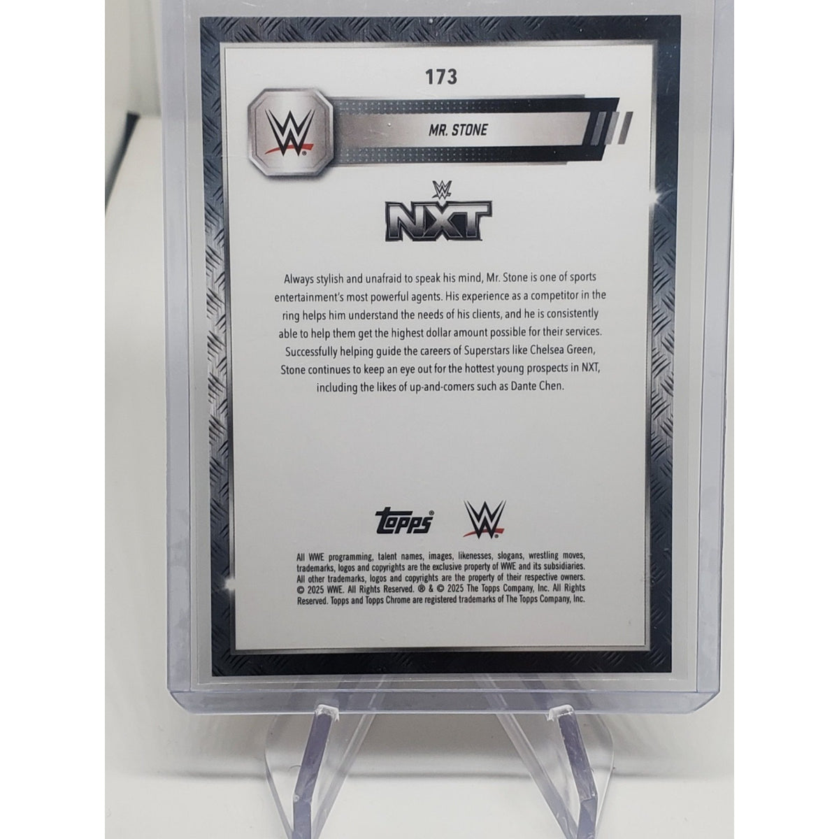2025 Topps Chrome WWE - Mr. Stone #173 Gold Refractor /50