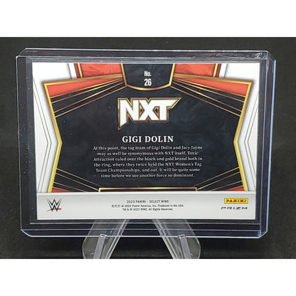 2023 Select WWE “Snapshots” Gigi Dolin Silver Flash Prizm SP NXT Raw Smackdown
