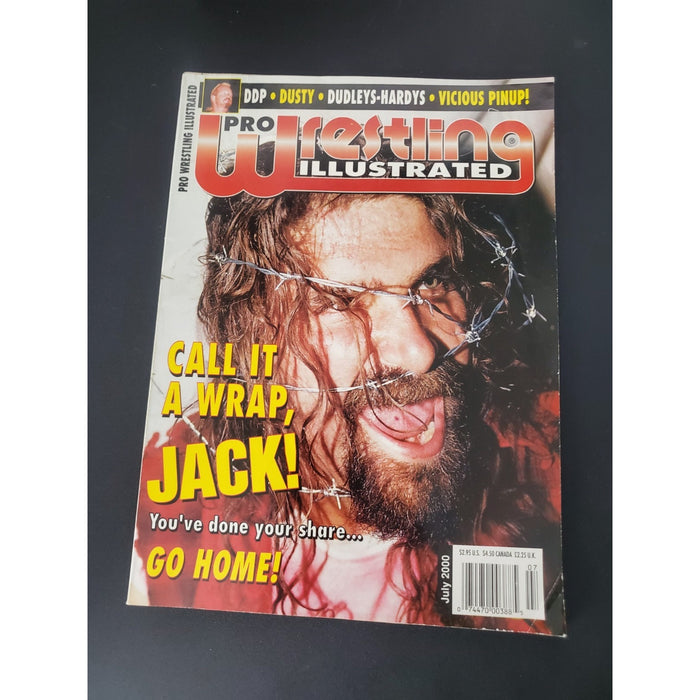 Pro Wrestling Illustrated July 2000 Cactus Jack Sid Vicious Poster