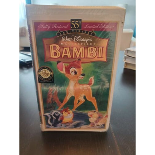 Walt Disney's Bambi: 55th Anniversary Masterpiece (VHS, Limited Edition)