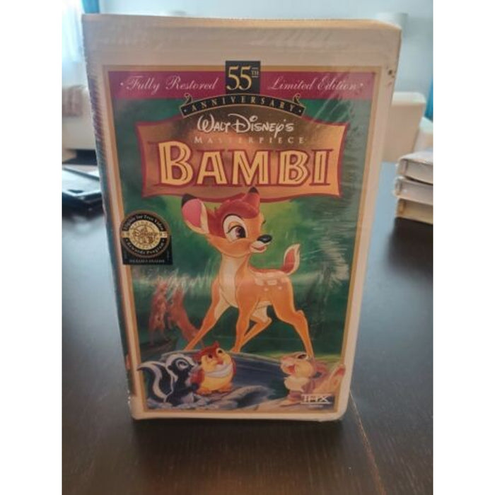Walt Disney's Bambi: 55th Anniversary Masterpiece (VHS, Limited Edition)