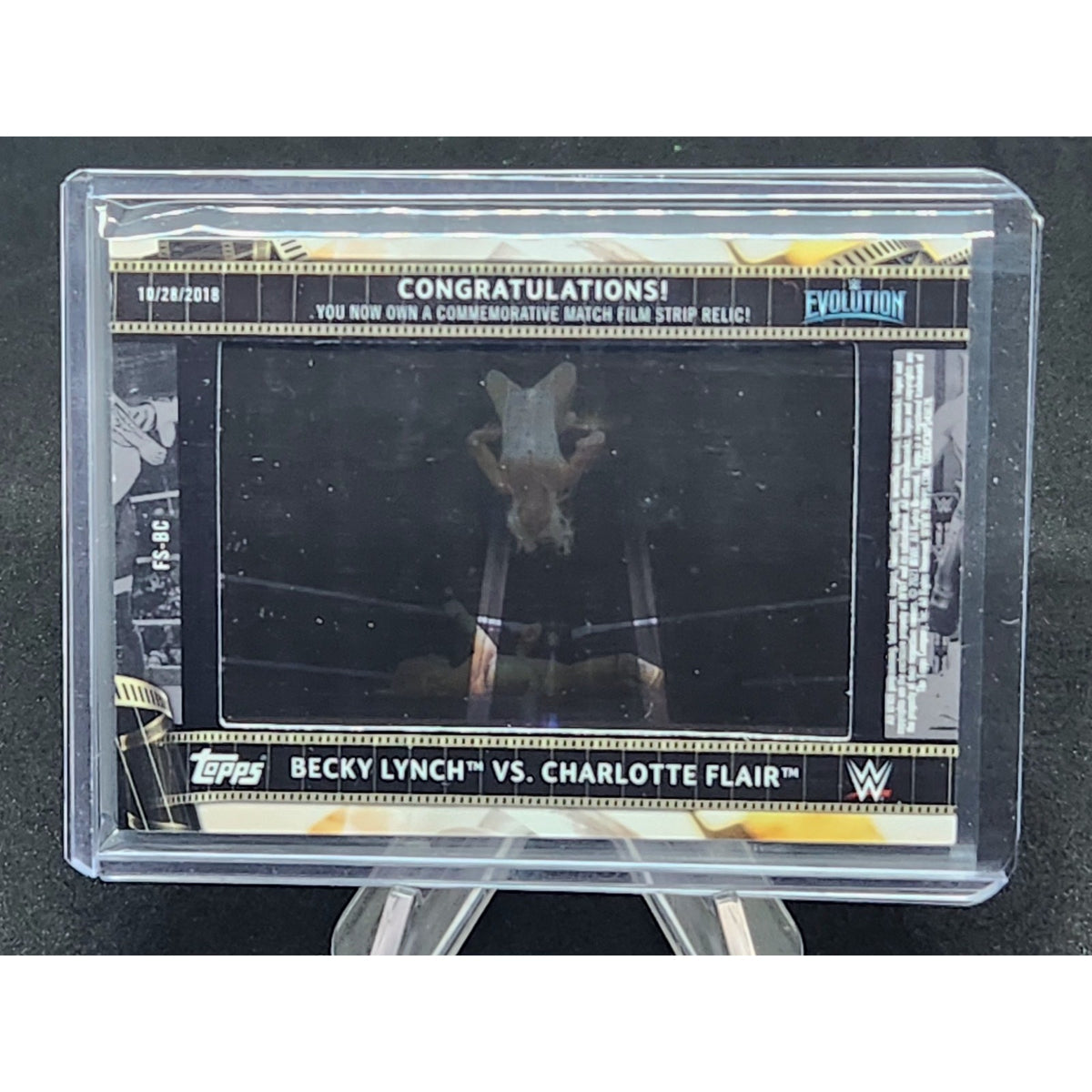 2021 Topps WWE Film Strip FLAIR / LYNCH #FS-FBL