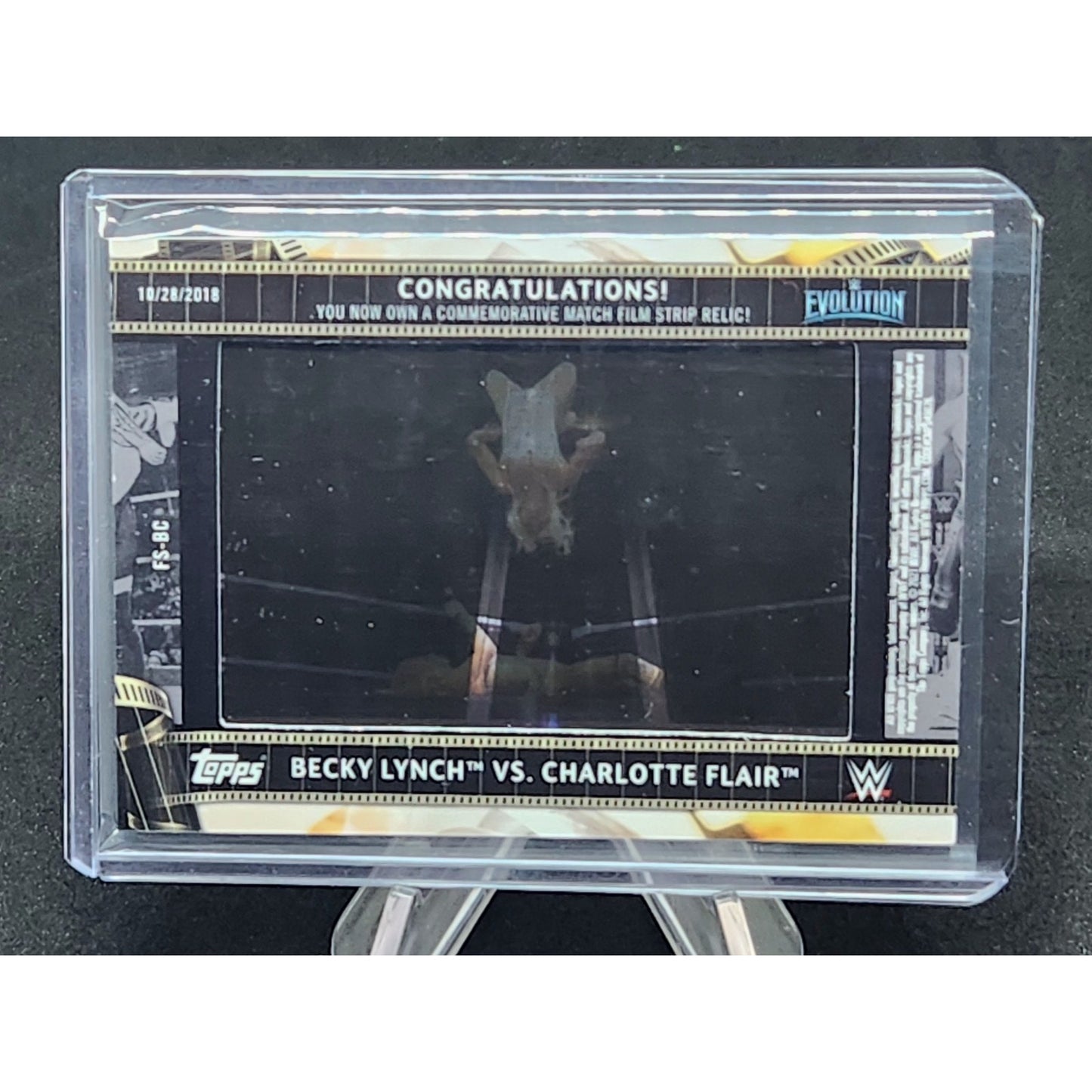 2021 Topps WWE Film Strip FLAIR / LYNCH #FS-FBL