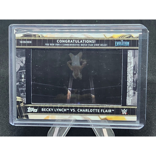 2021 Topps WWE Film Strip FLAIR / LYNCH #FS-FBL