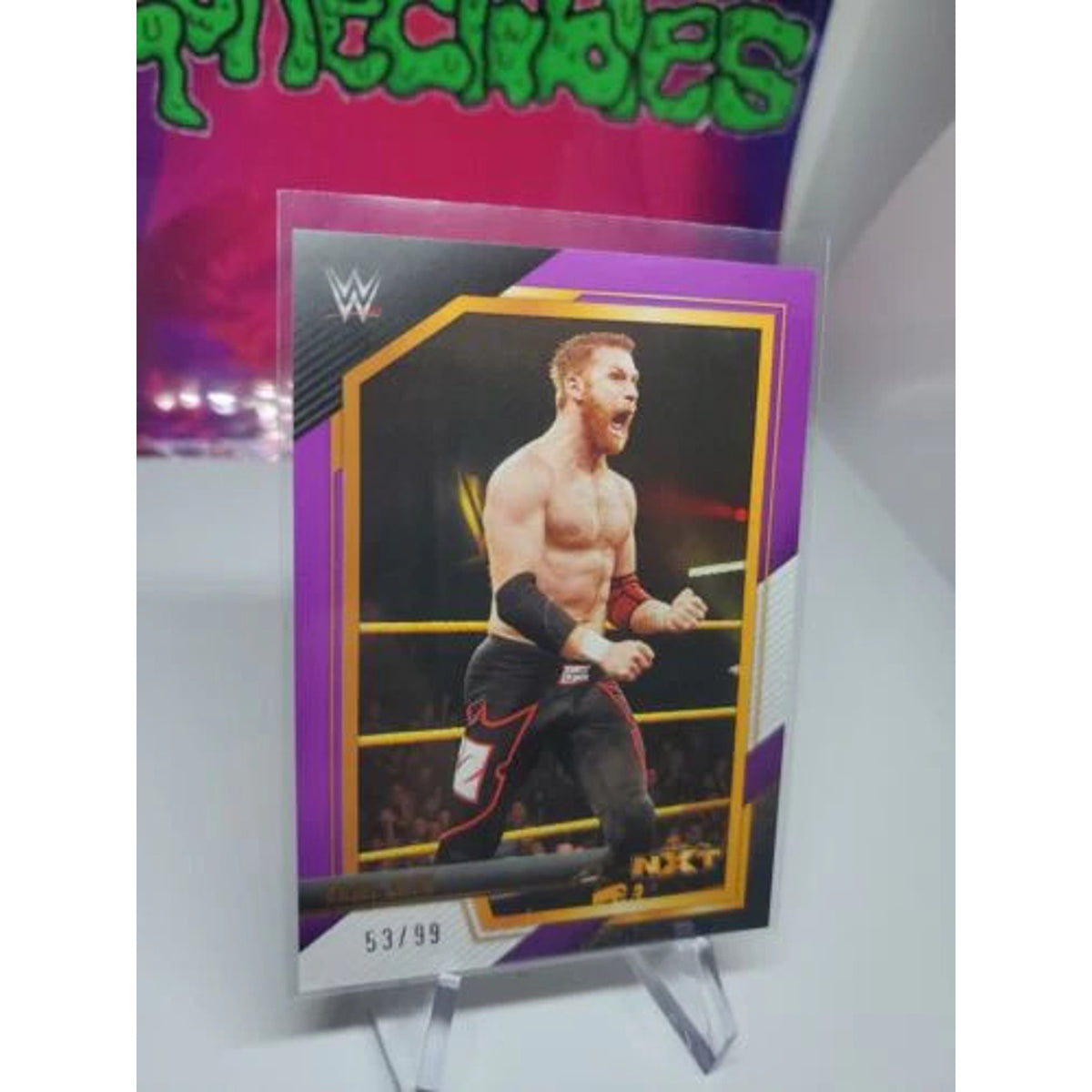 Sami Zayn Purple #/99 2022 Panini NXT WWE Wrestling Card # 119