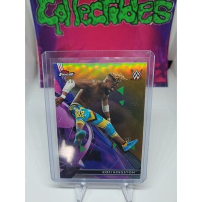 KOFI KINGSTON 2021 Topps Finest WWE #19 GOLD REFRACTOR #/50