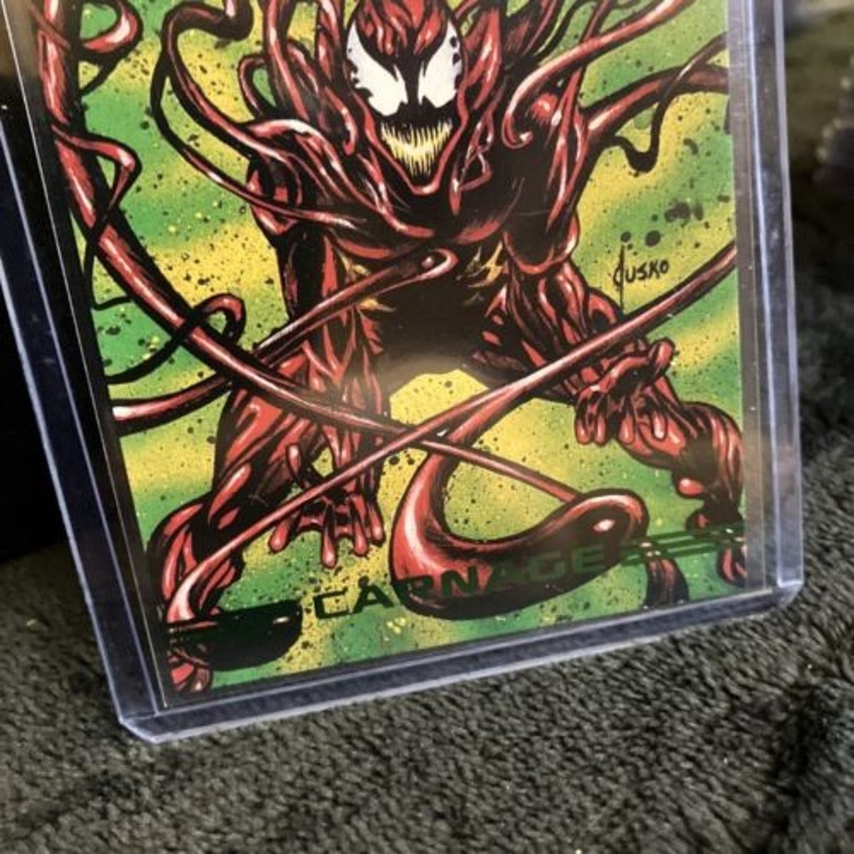 Marvel Masterpieces Skybox 1993 Carnage #19 Pack Fresh New Straight To Sleeve