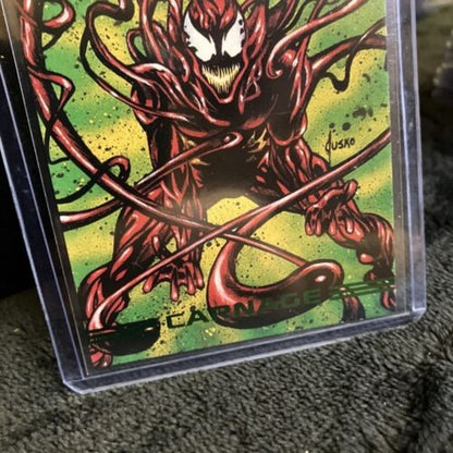 Marvel Masterpieces Skybox 1993 Carnage #19 Pack Fresh New Straight To Sleeve