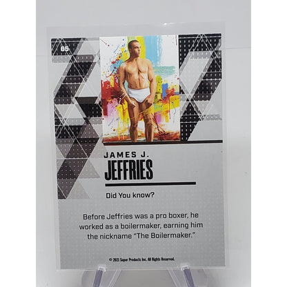 JAMES JEFFRIES 2021 SUPER PRODUCTS SILVER MIRROR CARD #65