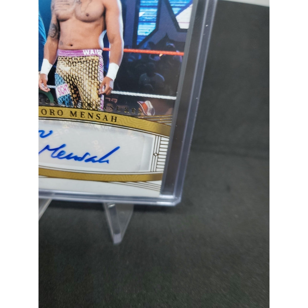 2024 Panini National Treasures WWE - ViewPoint Signatures Oro Mensah #VS-ORM /99