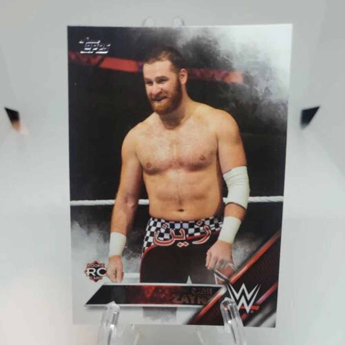 Topps WWE SAMI ZAYN RC Rookie Card 2016 #140 WWF Raw Smackdown Wrestlemania