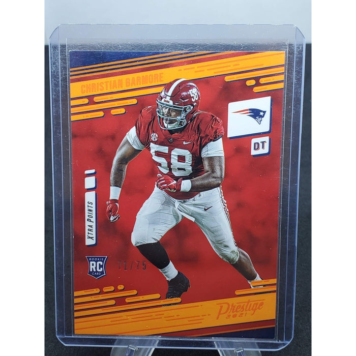 2021 Panini Prestige - Rookies Christian Barmore #251 Xtra Points Premium Orange