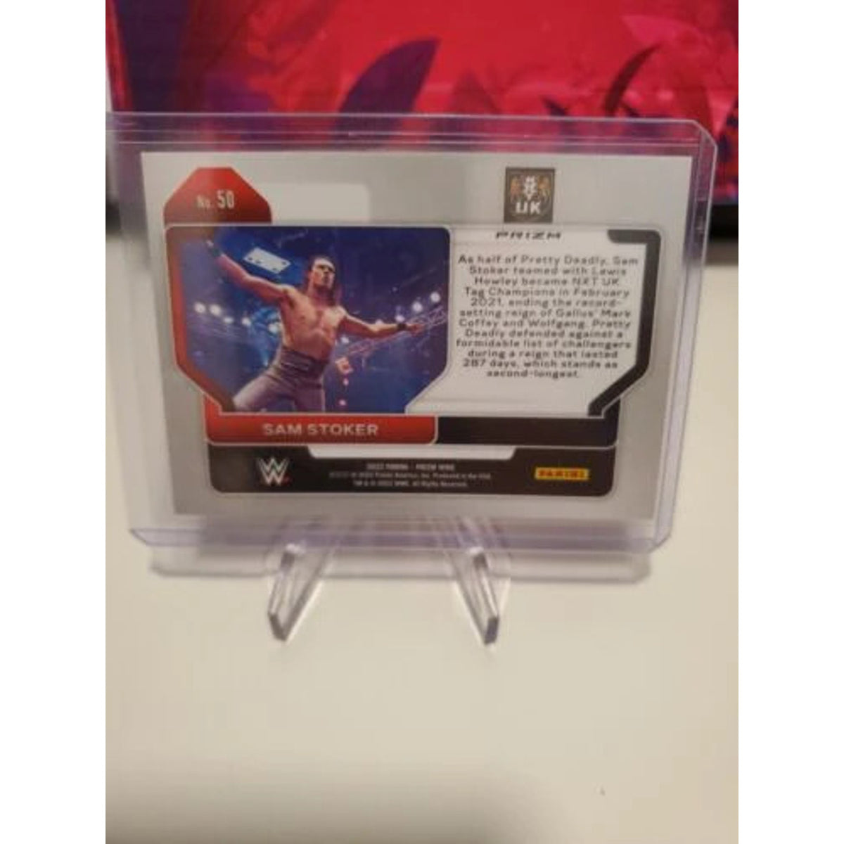 Sam Stoker Rookie Silver Prizm RC #50 2022 Panini Prizm WWE