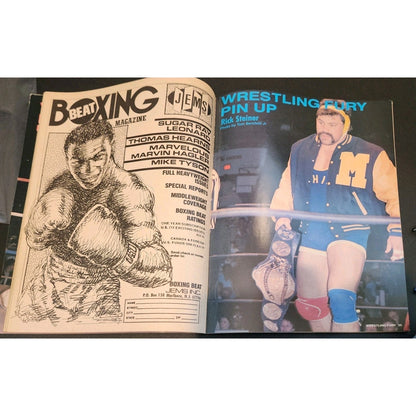 Wrestling Fury Magazine October 1988 Barry Windham and Bobby Eaton Cover