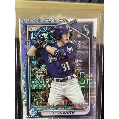 Aidan Smith 2024 Bowman Chrome Mega Box Mojo Refractor #BCP-45 / Pack Fresh New