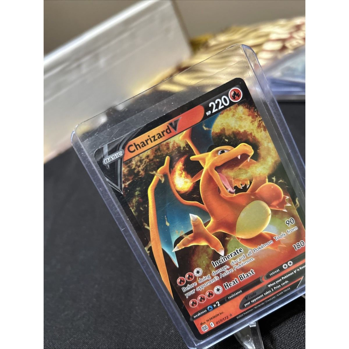 Pokémon TCG Charizard V Crown Zenith 018/159 Holo Ultra Rare / Pack Fresh New