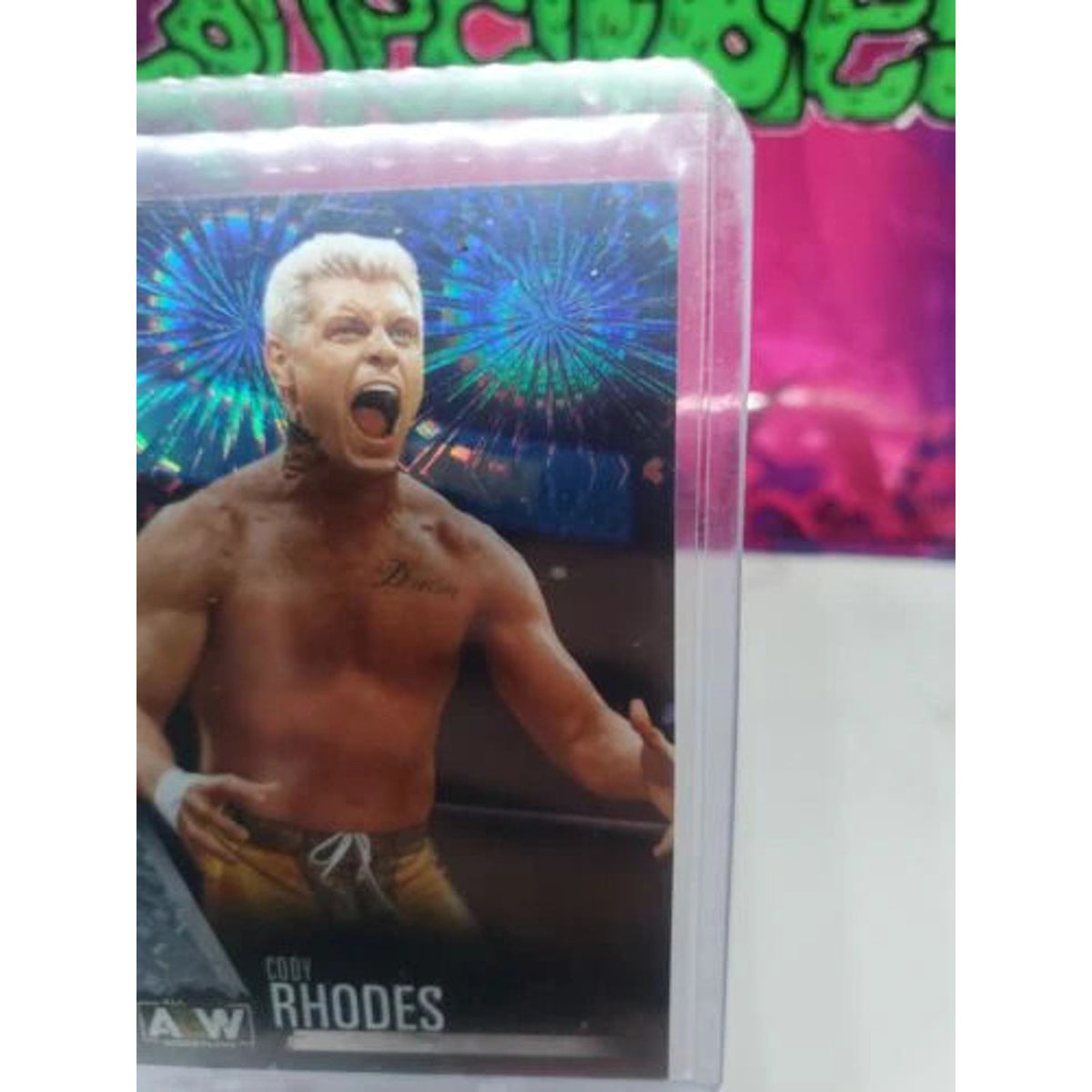 2021 Upper Deck AEW All Elite Wrestling Silver Pyro Parallel #1 Cody Rhodes