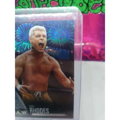 2021 Upper Deck AEW All Elite Wrestling Silver Pyro Parallel #1 Cody Rhodes