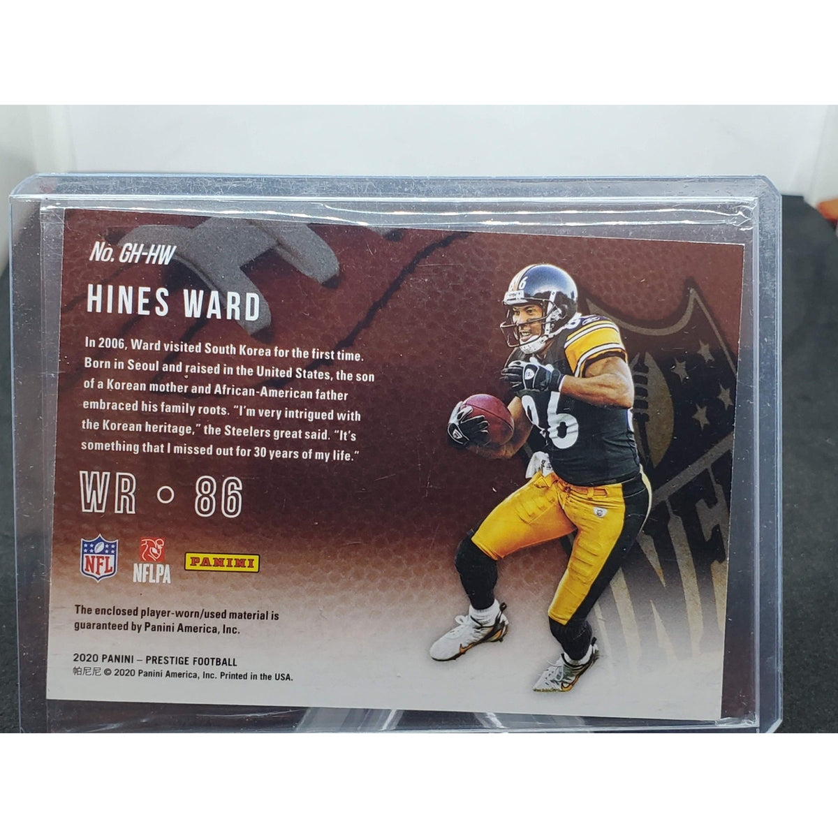 2020 Panini Prestige - Gridiron Heritage Hines Ward #GH-HW (MEM)