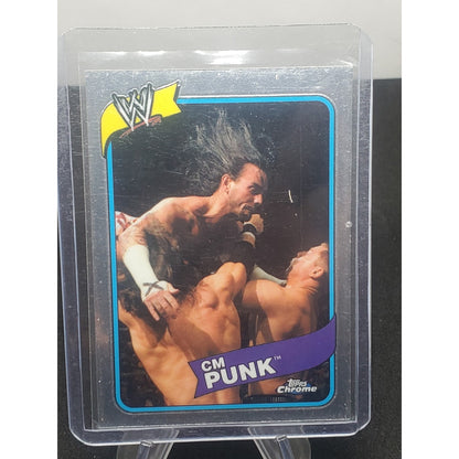 2008 Topps WWE Heritage Chrome - #27 CM Punk