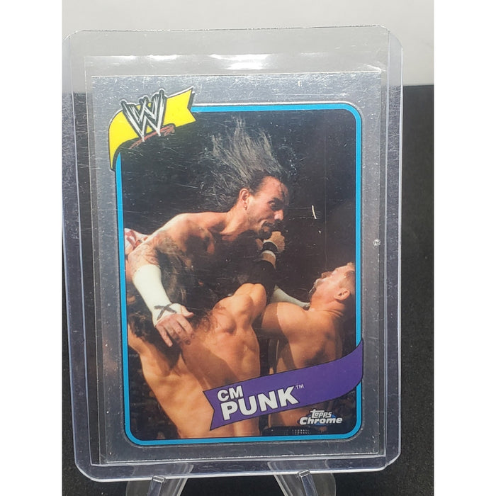 2008 Topps WWE Heritage Chrome - #27 CM Punk