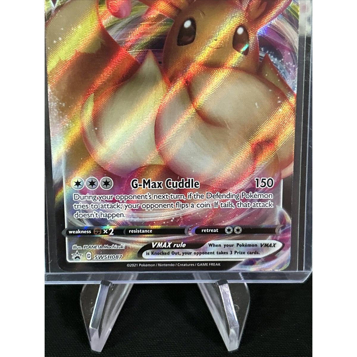Pokémon TCG Eevee VMAX Sword & Shield SWSH087 Holo Promo - Pack Fresh New