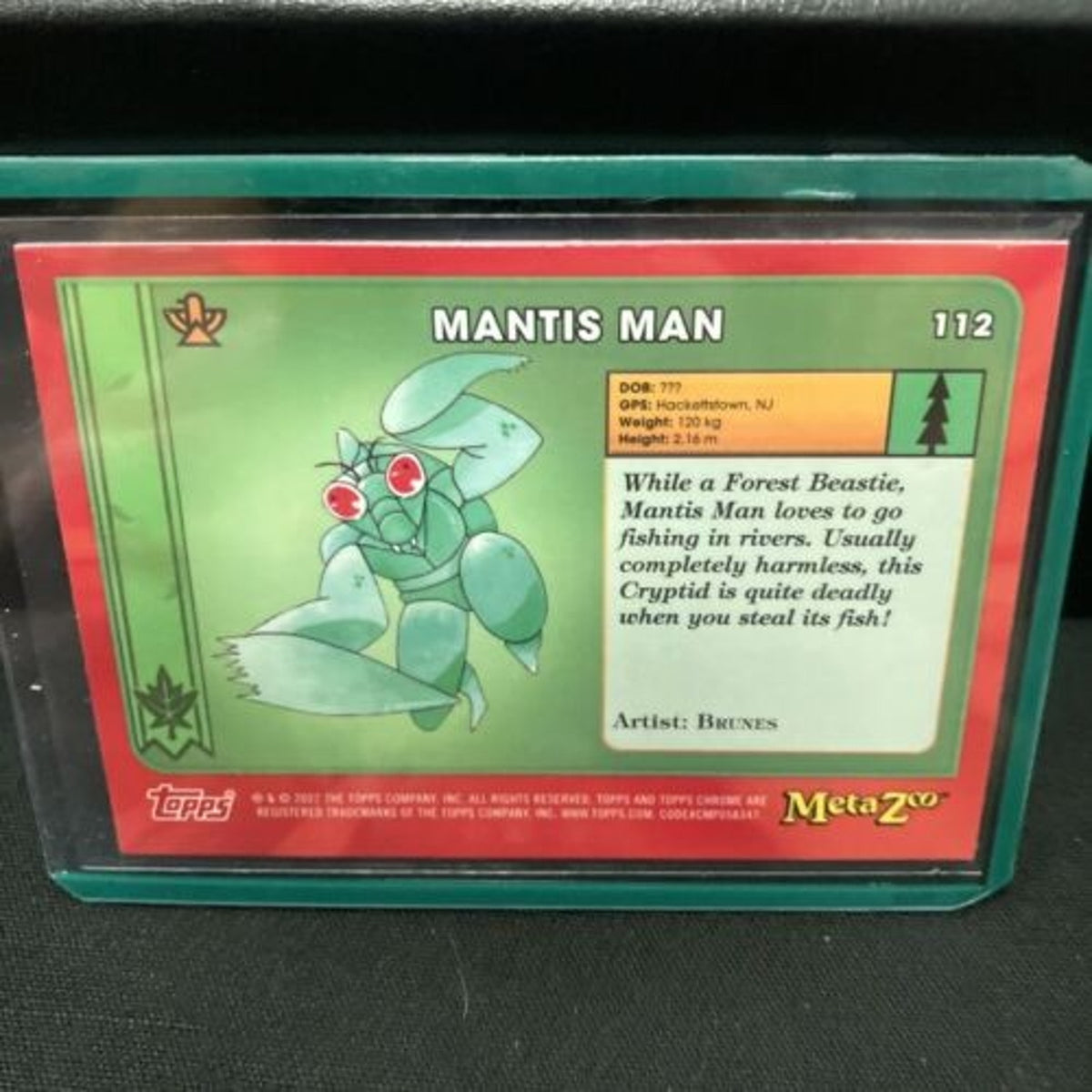 MetaZoo Topps Chrome X-Fractor Mantis Man Pack Fresh New Mint