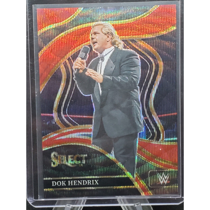 DOK HENDRIX 2024 Panini Select WWE Ringside Red Wave Prizm /99 #262 Legends
