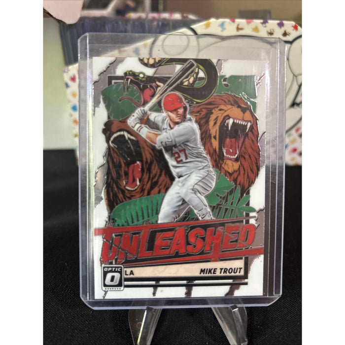 Mike Trout 2021 Donruss Optic Unleashed Silver Prizm #UNL1 - Pack Fresh New