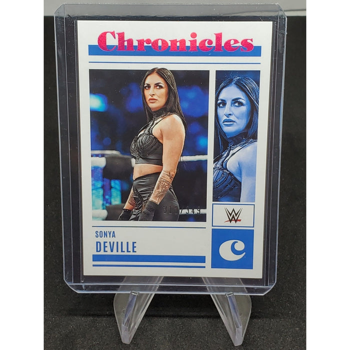Sonya DeVille - Chronicles Pink Parallel #/349 - 2023 Panini WWE Chronicles