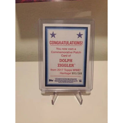 Patch Commemorative Patch SP #/299 2017 Topps Heritage WWE Dolph Ziggler