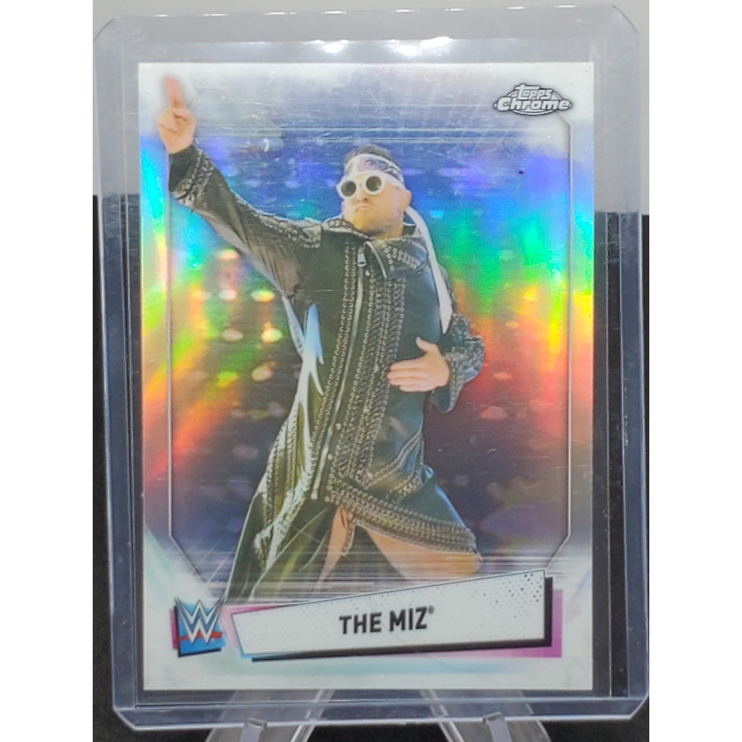 2021 Topps Chrome WWE Refractor Parallel #44 The Miz