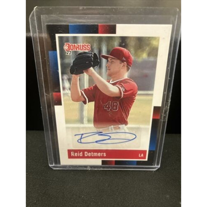 Reid Detmers Rookie Auto RC 2022 Panini Donruss Retro 1988Angels Pack Fresh New